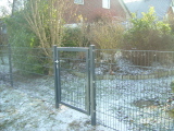 Gitterzaun Anthrazid
